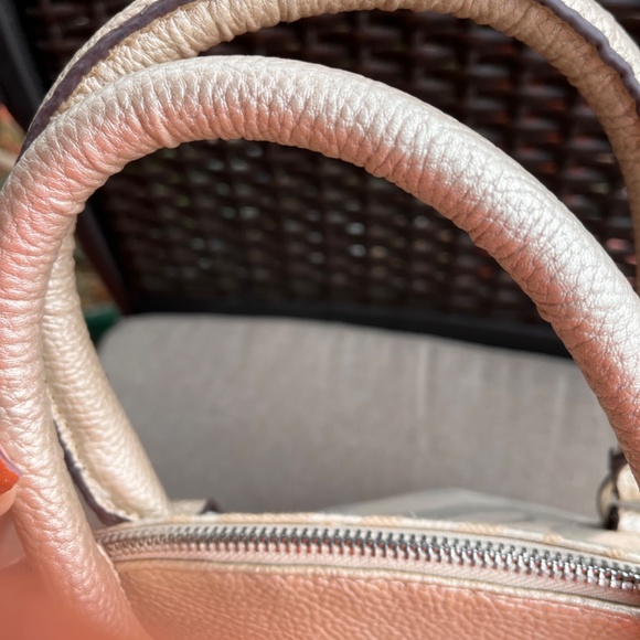 Dana Buchman Cream Colored Satchel - Picture 11 of 14